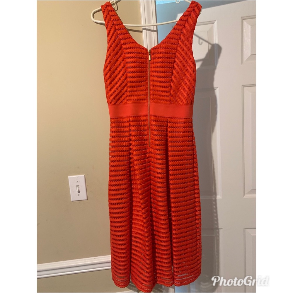 Fitted flare dress